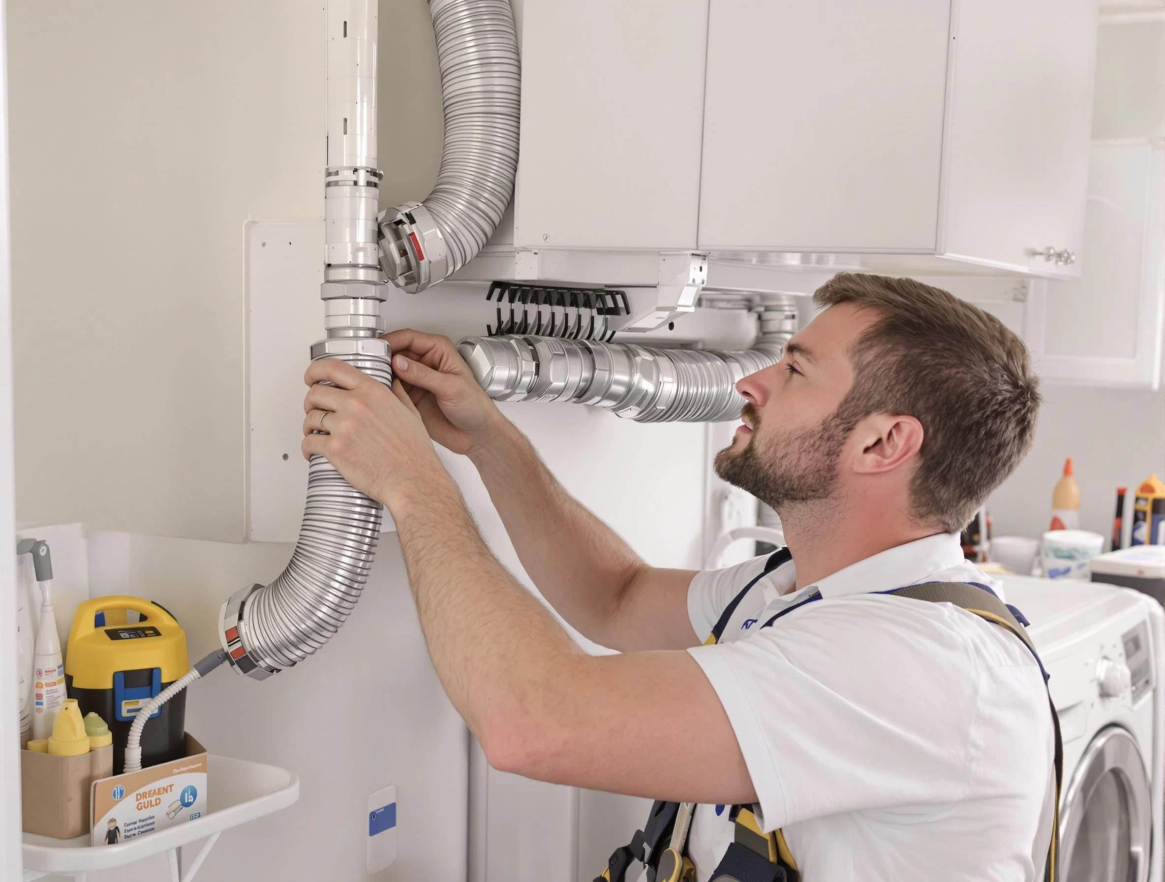 Professional dryer vent repair and installation by Cecil Dryer Vent Cleaning in Cecil