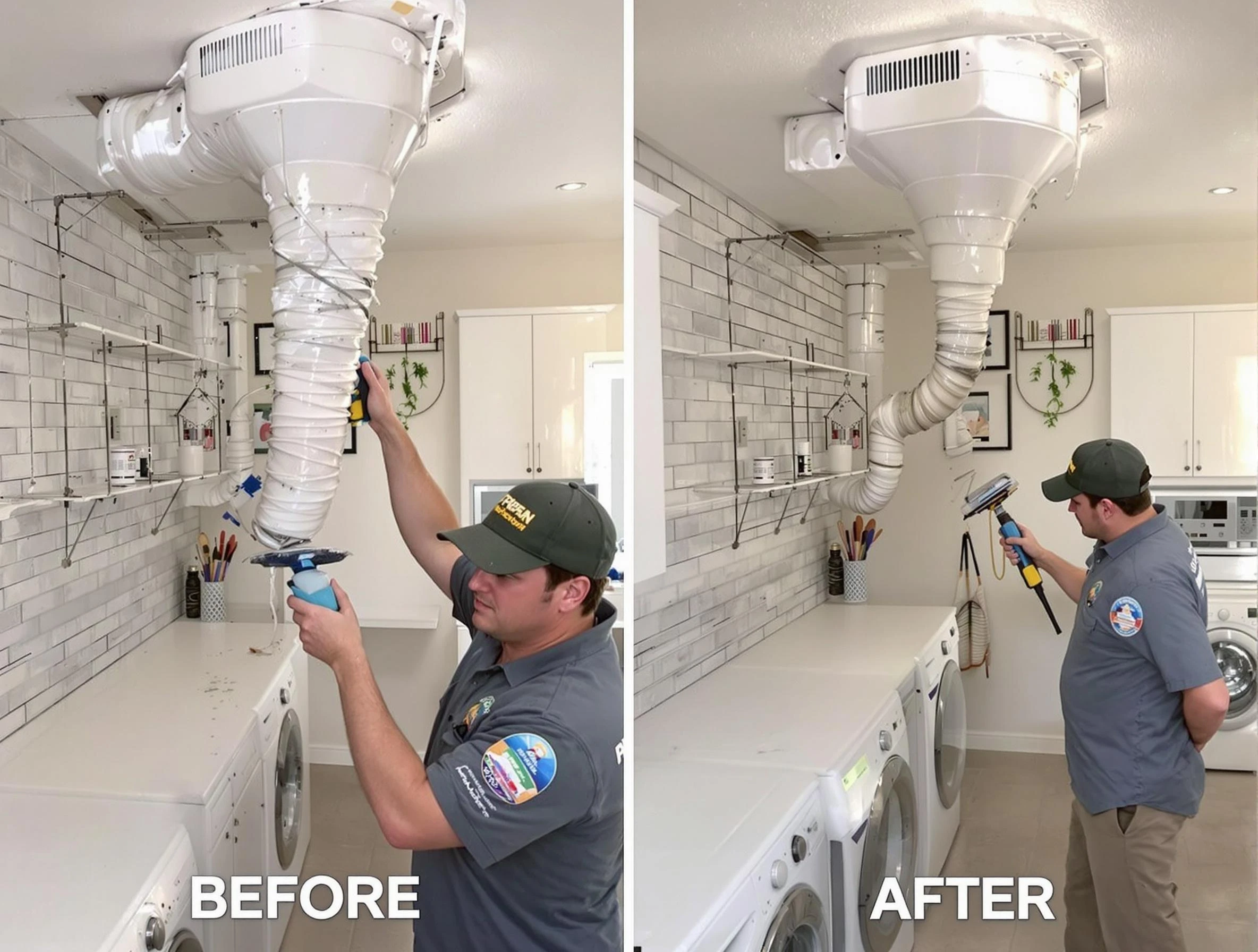 Professional dryer exhaust vent cleaning by Cecil Dryer Vent Cleaning in Cecil